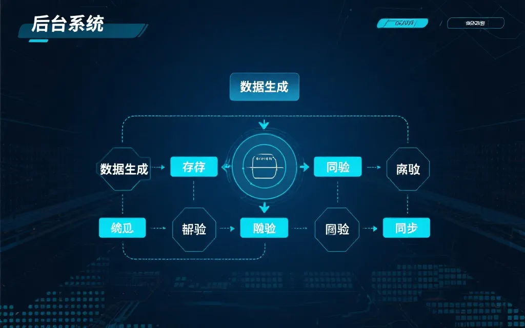 彩票开奖数据后台系统流程图